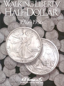 Walking Liberty Half Harris Coin Folder (1916 to 1936)
