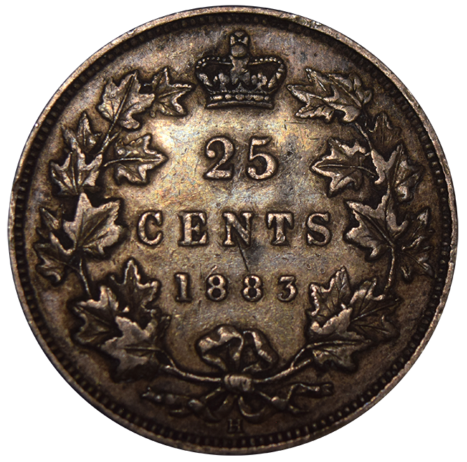 1883-H Canadian Quarter . . . . Very Fine