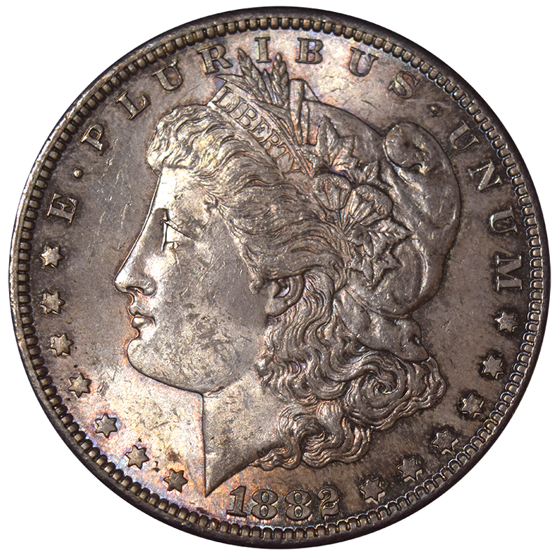1882-S Morgan Dollar . . . . Choice Uncirculated Toned