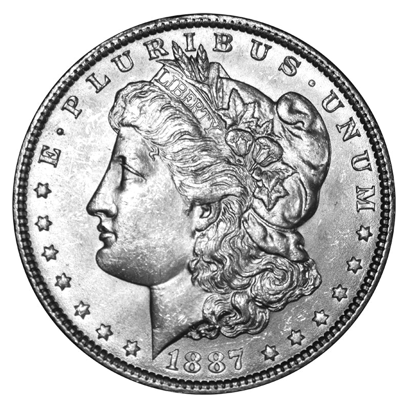 1887 Morgan Dollar . . . . Choice BU Toned reverse