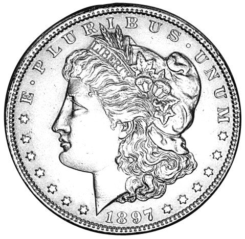 1897 Morgan Dollar . . . . Select Brilliant Uncirculated