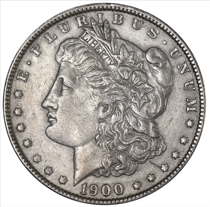 1900 Morgan Dollar . . . . Choice About Uncirculated
