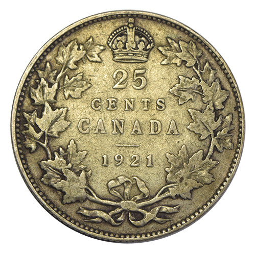 1921 Canadian Quarter . . . . Very Fine