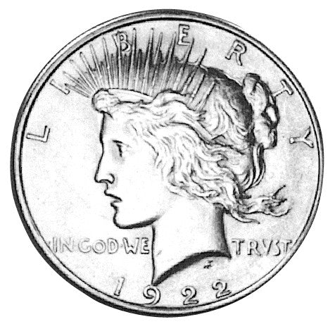 1922-D Peace Dollar . . . . Brilliant Uncirculated