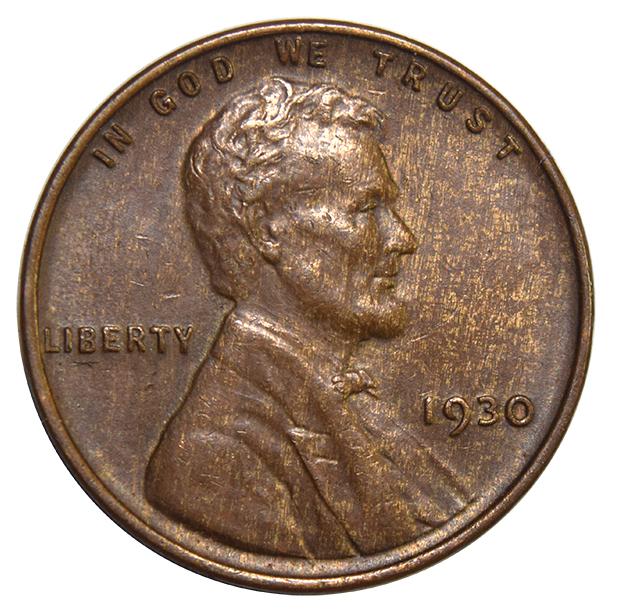 1930 Lincoln Cent . . . . Choice Uncirculated Brown