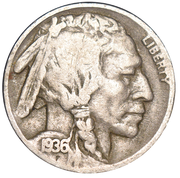 1936-D Buffalo Nickel . . . . Good