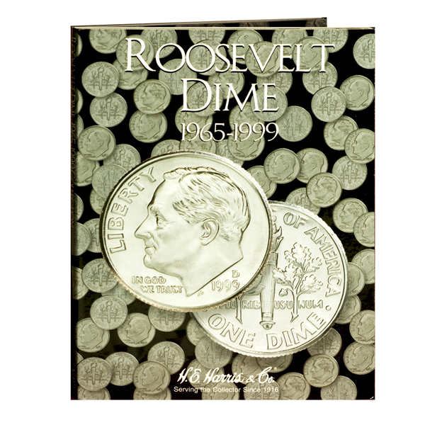 Roosevelt Dime Harris Coin Folder . . . . (1965 to 1999)