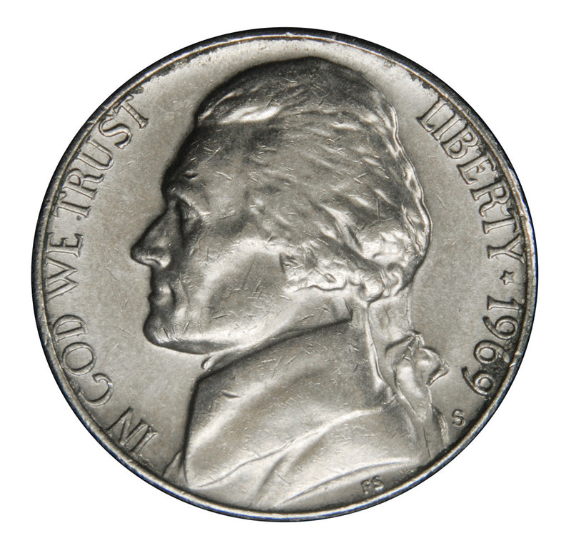 1969-S Jefferson Nickel . . . . Brilliant Uncirculated