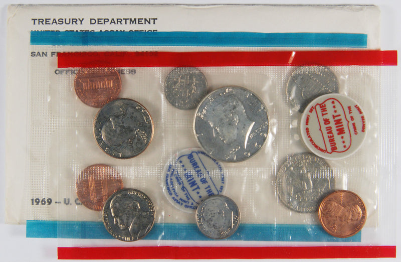 1969 Mint Set . . . . Choice Brilliant Uncirculated