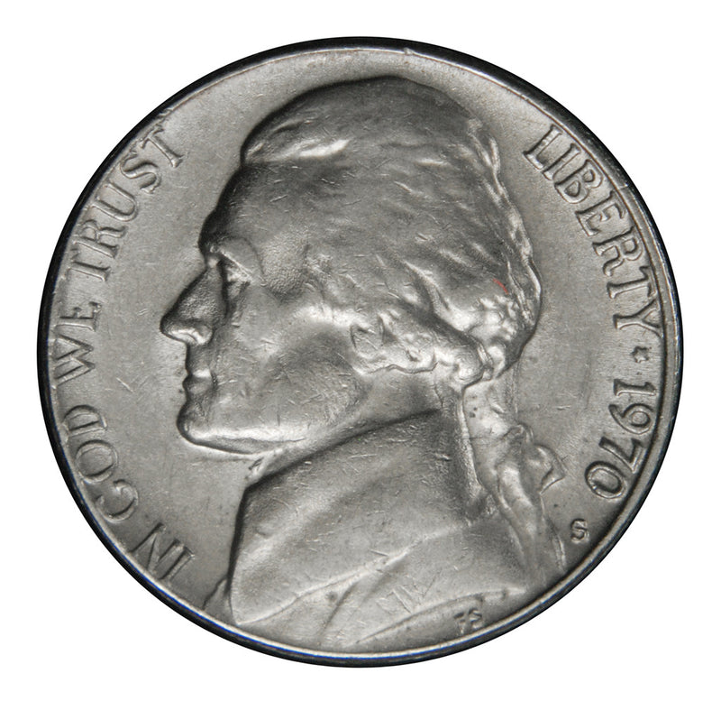 1970-S Jefferson Nickel . . . . Brilliant Uncirculated