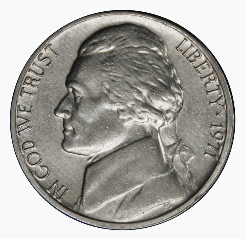 1971 Jefferson Nickel . . . . Brilliant Uncirculated