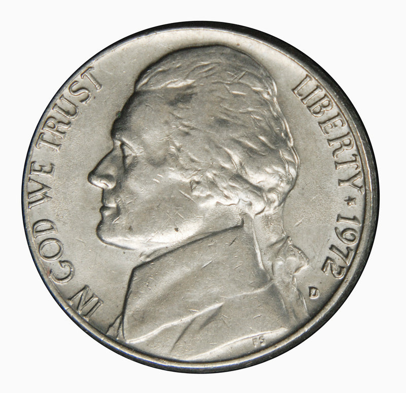 1972-D Jefferson Nickel . . . . Brilliant Uncirculated