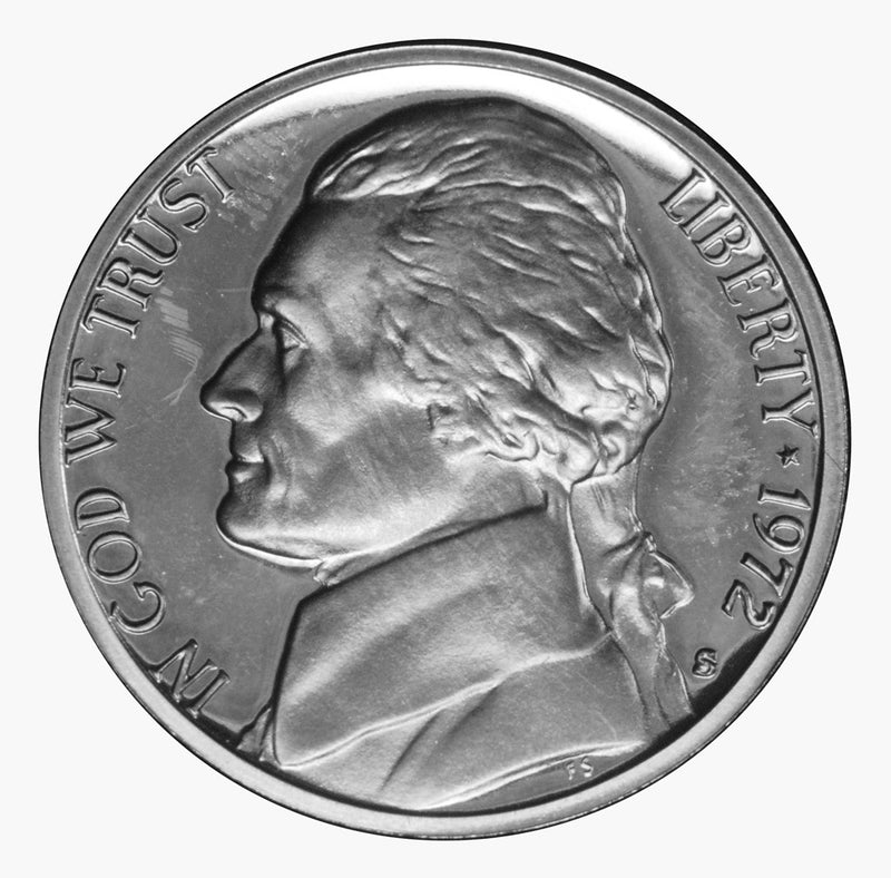 1972-S Jefferson Nickel . . . . Gem Brilliant Proof