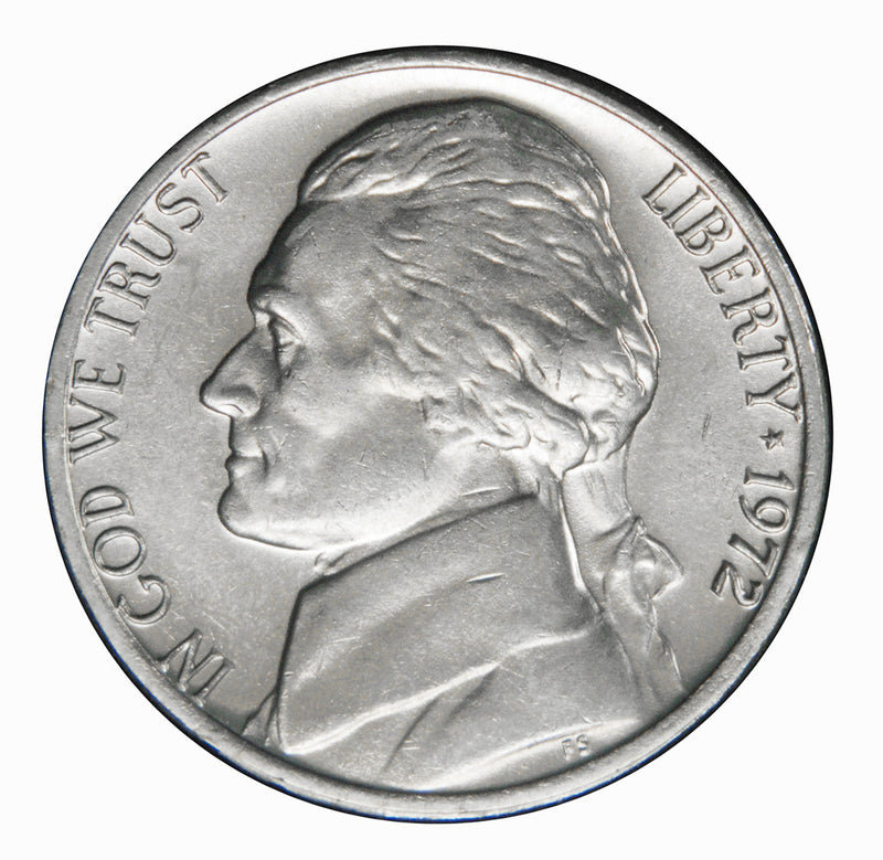 1972 Jefferson Nickel . . . . Brilliant Uncirculated
