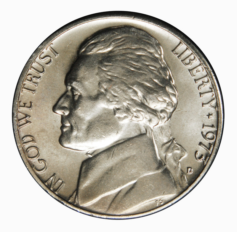 1973-D Jefferson Nickel . . . . Brilliant Uncirculated