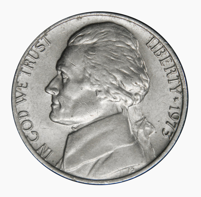 1973 Jefferson Nickel . . . . Brilliant Uncirculated