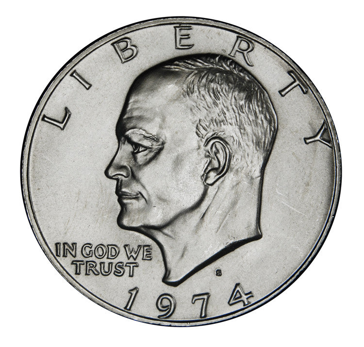 1974-S Eisenhower Dollar . . . . Gem BU Silver