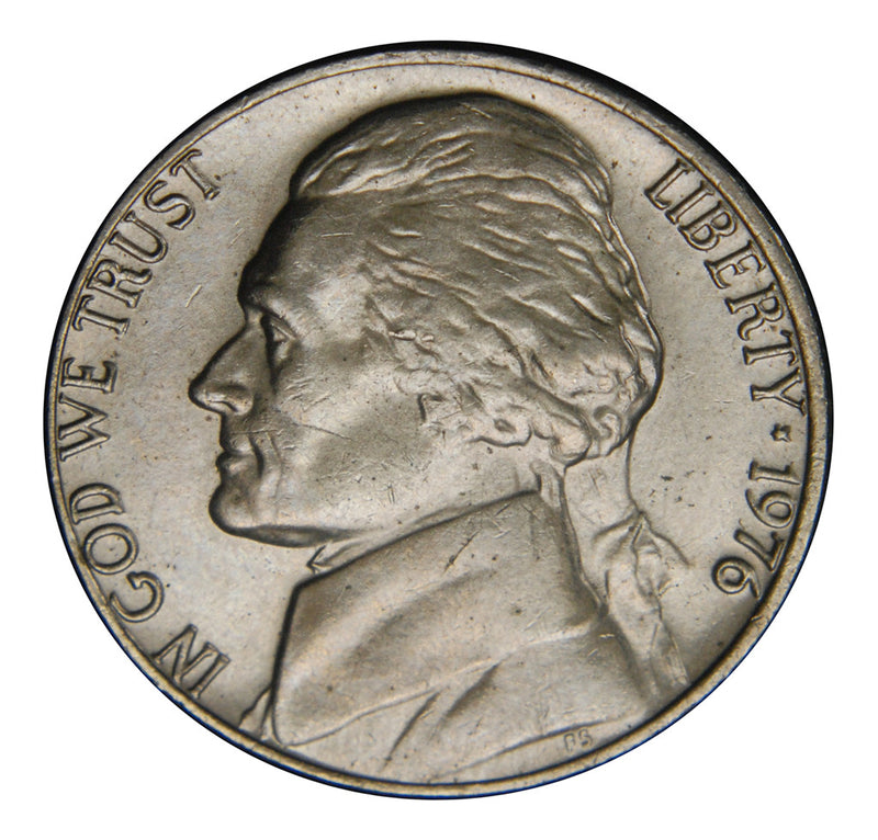 1976 Jefferson Nickel . . . . Brilliant Uncirculated