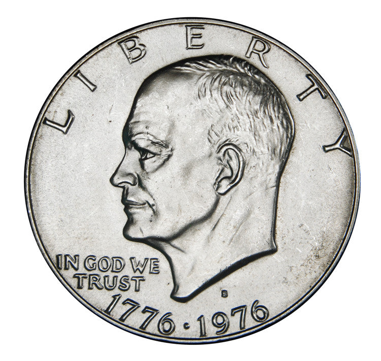 1976-S Eisenhower Dollar . . . . Gem BU Silver