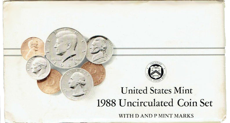 1988 Mint Set . . . . Choice Brilliant Uncirculated