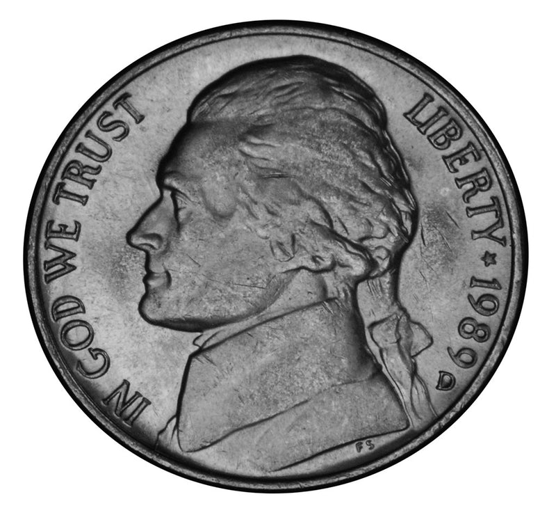 1989-D Jefferson Nickel . . . . Brilliant Uncirculated