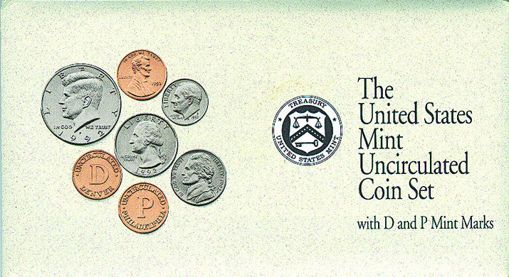 1992 Mint Set . . . . Choice Brilliant Uncirculated