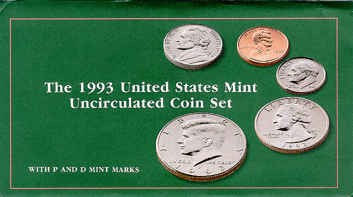 1993 Mint Set . . . . Choice Brilliant Uncirculated