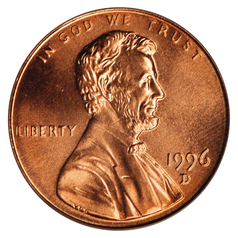 1996-D Lincoln Cent . . . . Brilliant Uncirculated