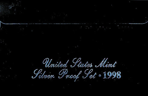 1998-S Silver Proof Set . . . . Gem Brilliant Proof