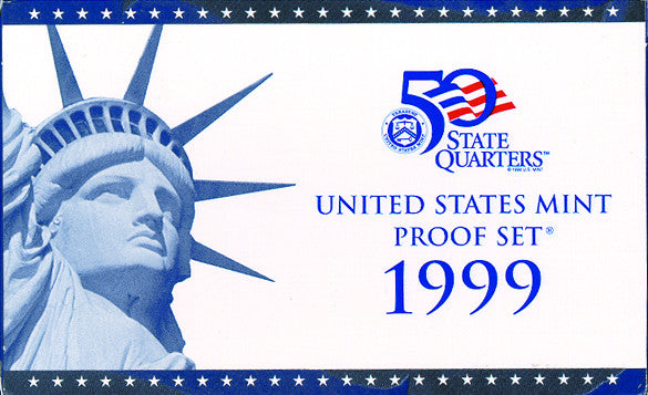 1999-S Proof Set . . . . Gem Brilliant Proof