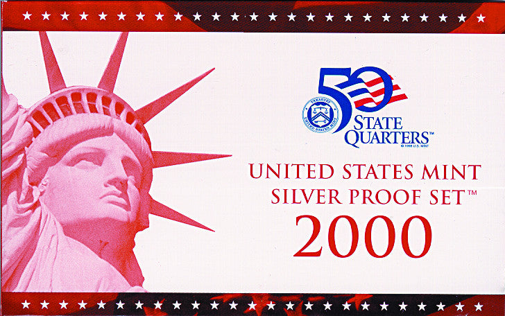 2000-S Silver Proof Set . . . . Gem Brilliant Proof