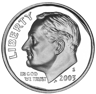 2003-S Roosevelt Dime . . . . Gem Brilliant Proof Silver
