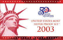 2003-S Silver Proof Set . . . . Gem Brilliant Proof