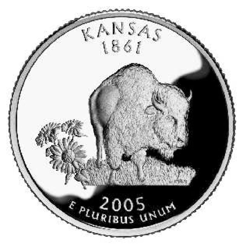2005 Kansas State Quarter . . . . Choice BU