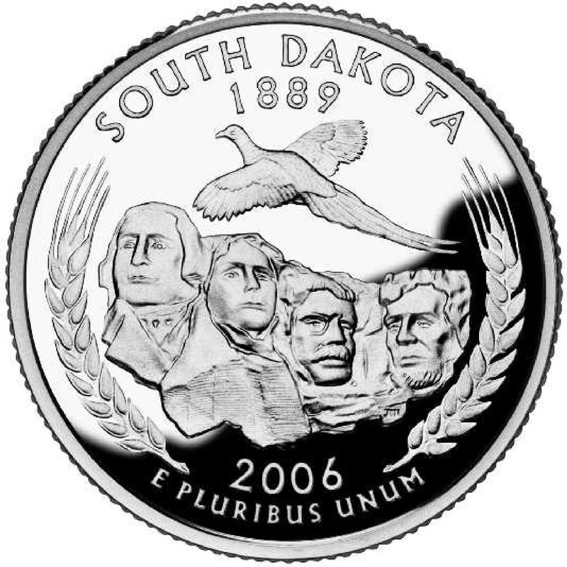 2006-D South Dakota State Quarter . . . . Choice BU