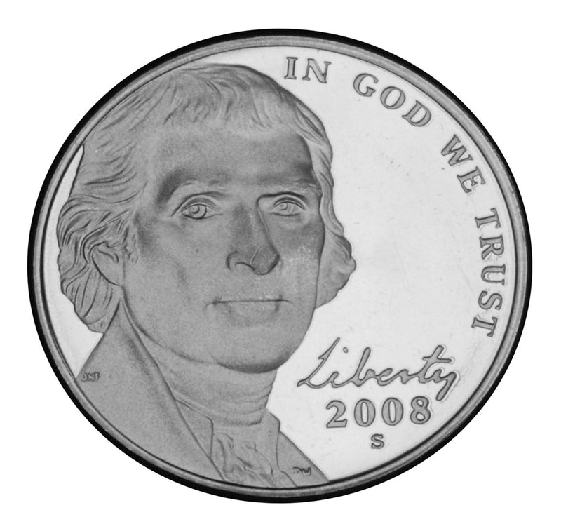 2008-S Jefferson Nickel . . . . Gem Brilliant Proof