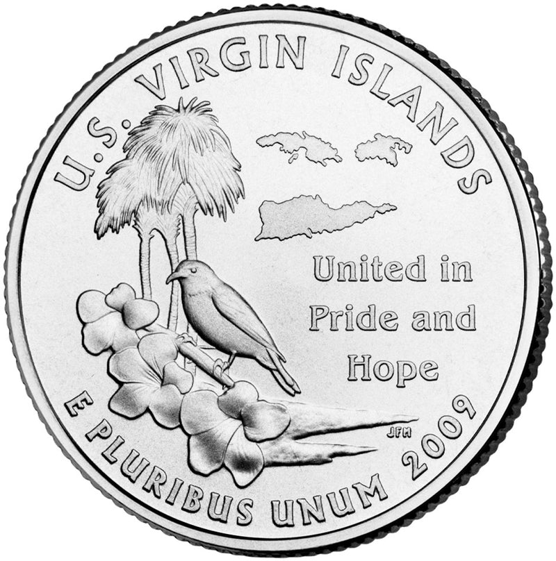 2009 U.S. Virgin Islands Quarter . . . . Choice BU