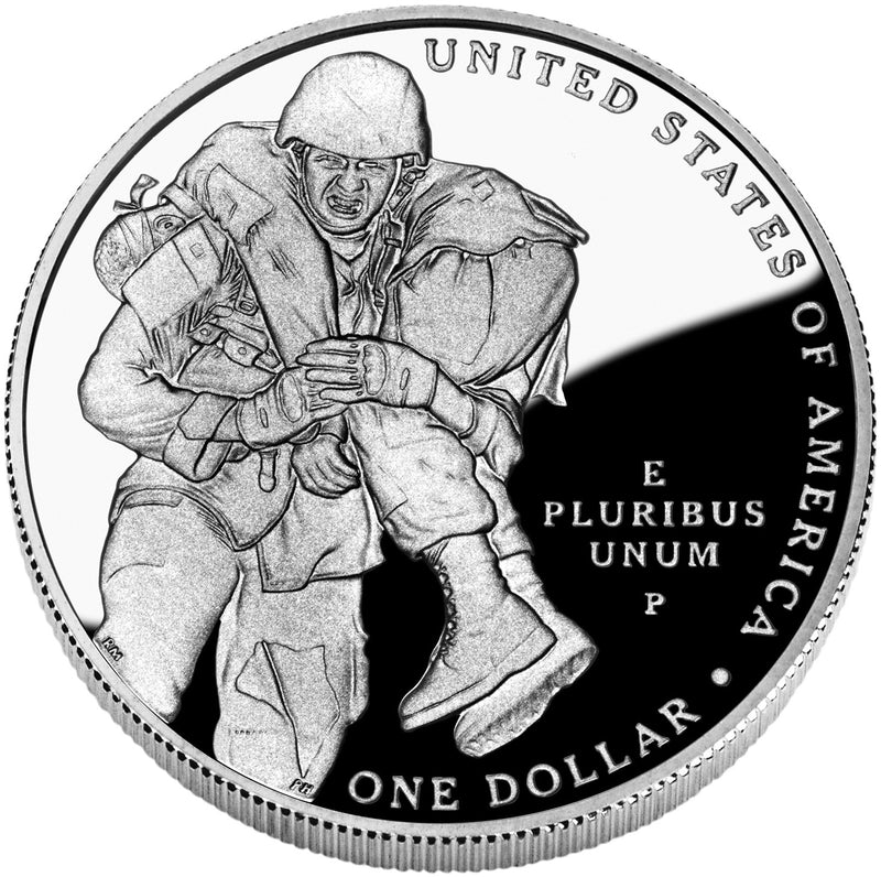 2011-P Medal Of Honor Silver Dollar . . . . Gem Brilliant Proof in original U.S. Mint Capsule