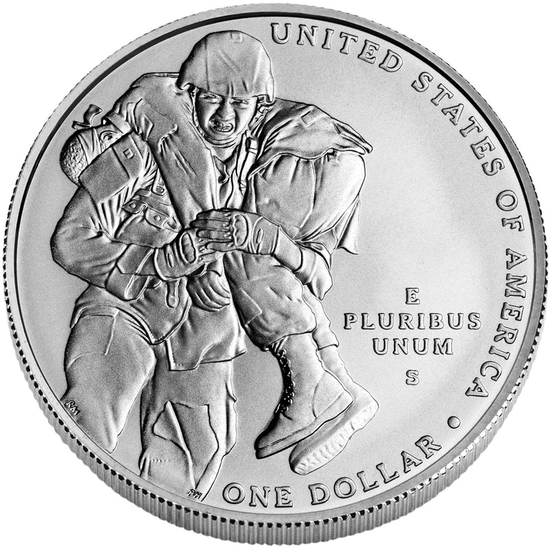 2011-S Medal Of Honor Silver Dollar . . . . Gem BU in original U.S. Mint Capsule