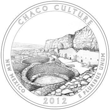 2012-D Chaco Culture National Park, NM Quarter . . . . Choice BU
