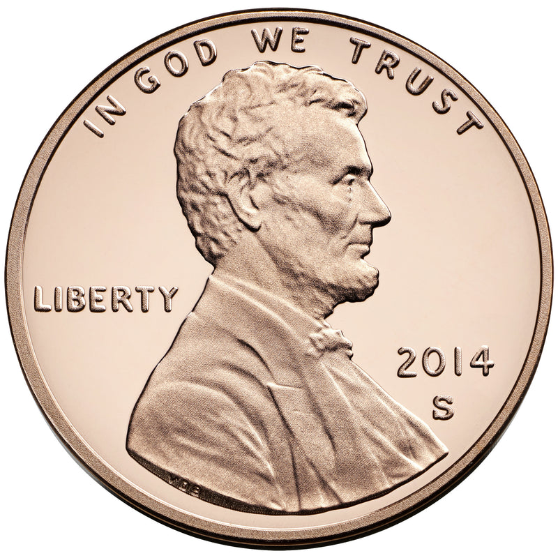 2014-S Lincoln Shield Cent . . . . Gem Brilliant Proof