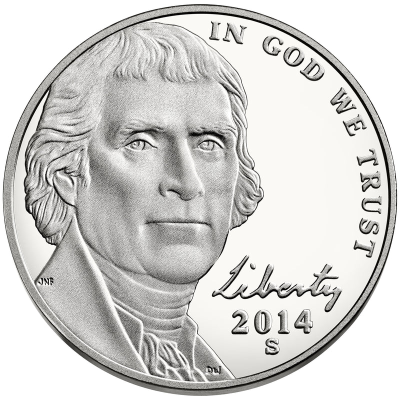 2014-S Jefferson Nickel . . . . Gem Brilliant Proof