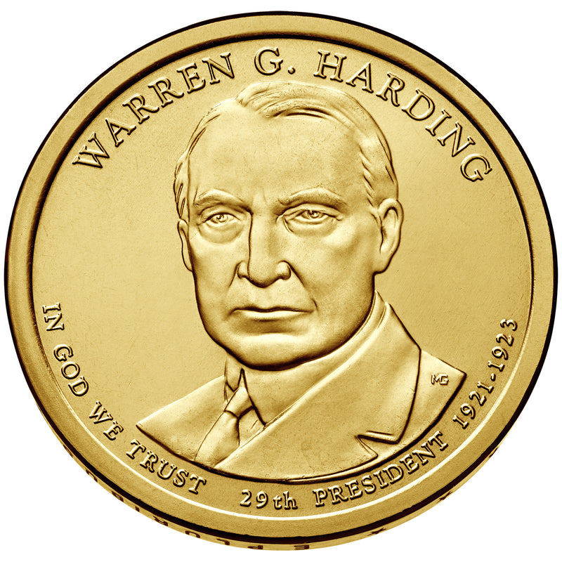 2014-D Harding Presidential Dollar . . . . Choice Brilliant Uncirculated