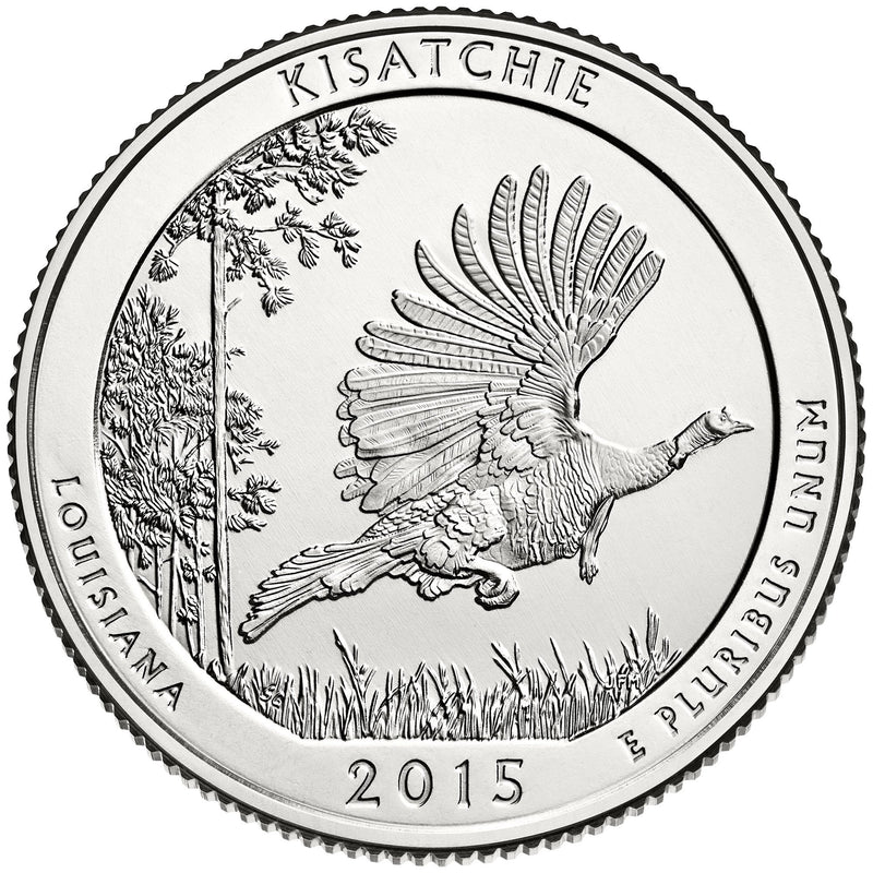 2015-D Kisatchie National Forest, LA Quarter . . . . Choice BU