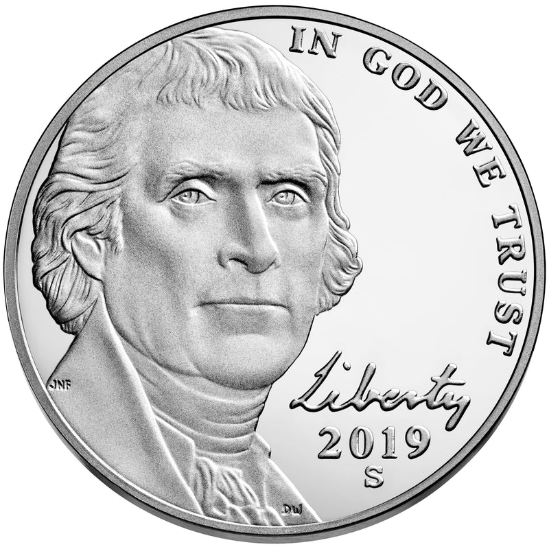 2019-S Jefferson Nickel . . . . Superb Brilliant Proof