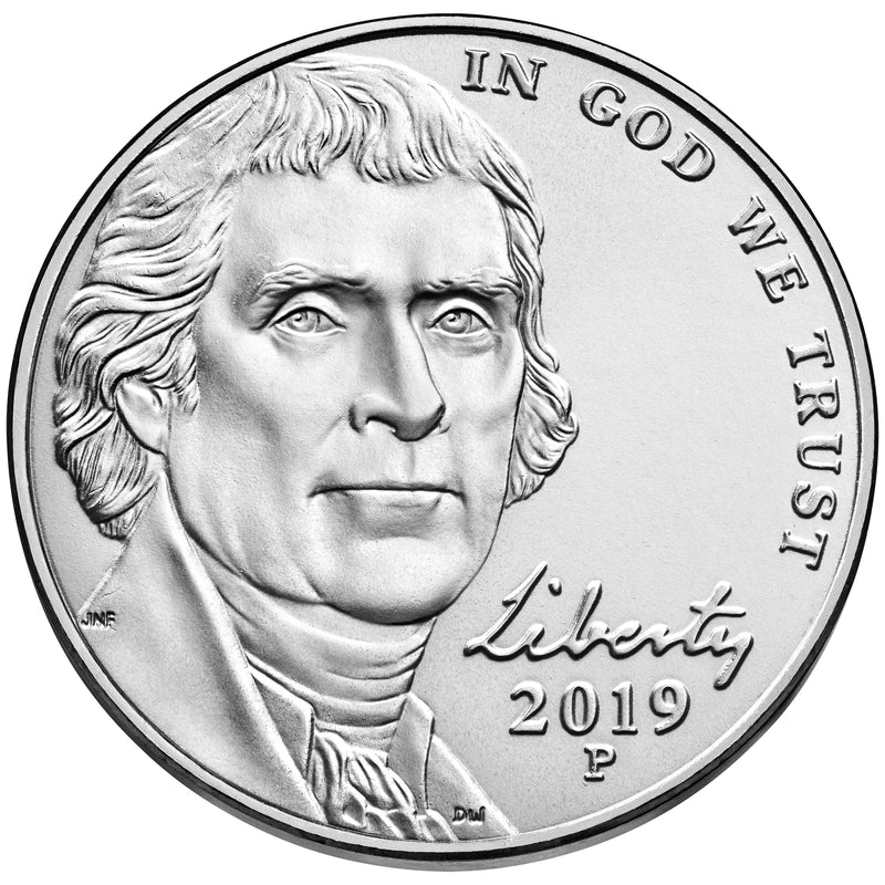 2019 Jefferson Nickel . . . . Brilliant Uncirculated