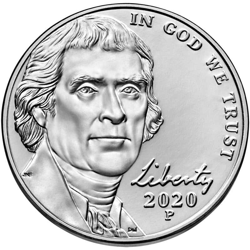 2020 Jefferson Nickel . . . . Choice Brilliant Uncirculated