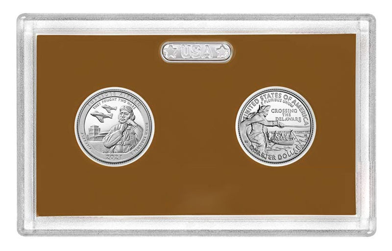 2021-S America the Beautiful Quarter 2-coin Proof Set . . . . Superb Brilliant Proof