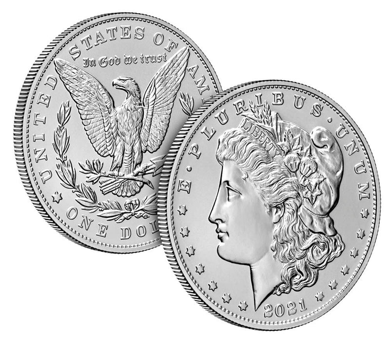 2021-P Morgan Silver Dollar (Philadelphia) . . . . Superb Brilliant Uncirculated