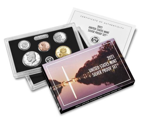 2021-S 7-coin Silver Proof Set . . . . Superb Brilliant Proof